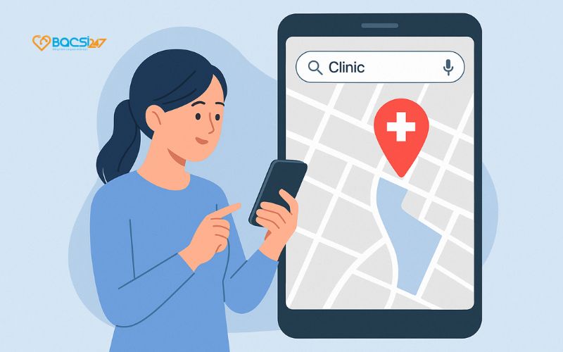 google maps phòng khám