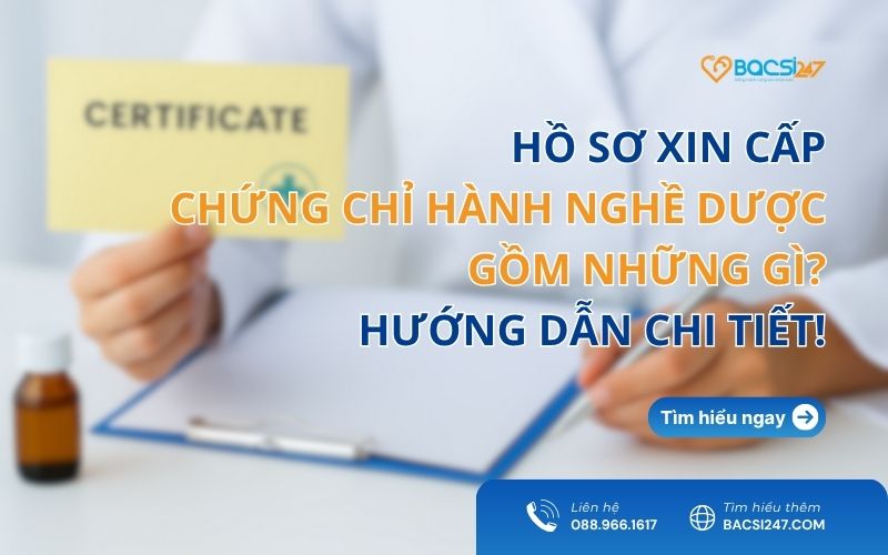 hồ sơ xin cấp chứng chỉ hành nghề dược