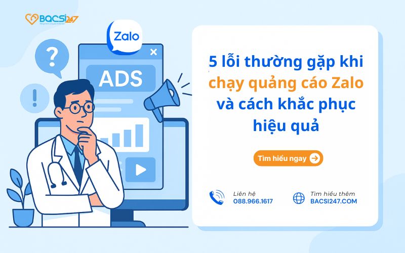 lỗi chạy quảng cáo Zalo