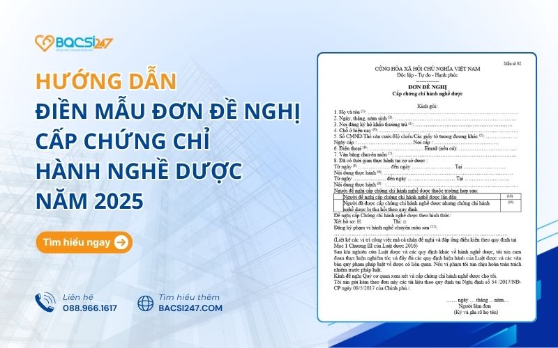 mẫu đơn xin cấp chứng chỉ hành nghề dược