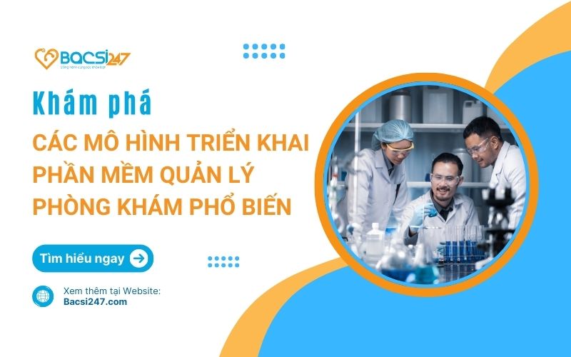 mô hình triển khai phần mềm quản lý phòng khám
