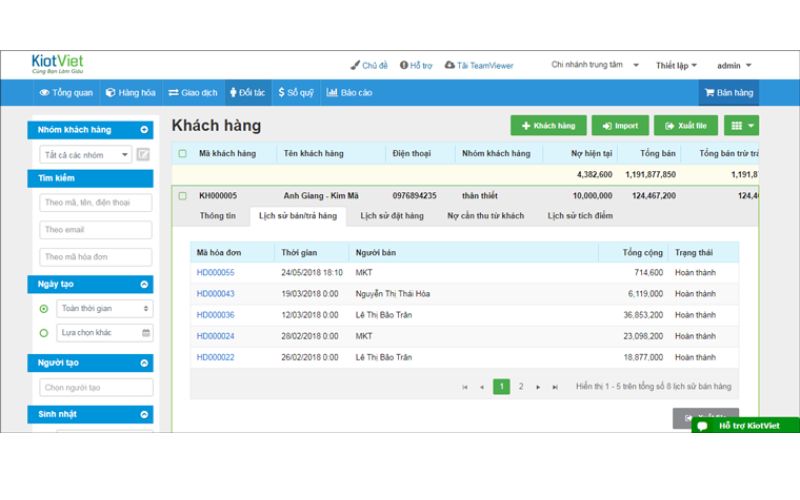 phần mềm quản lý bán hàng