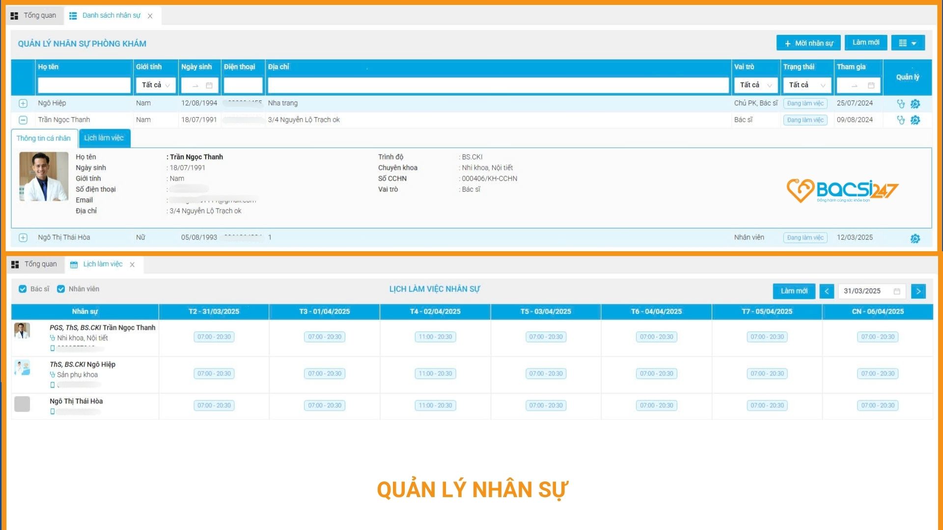 phần mềm quản lý công việc