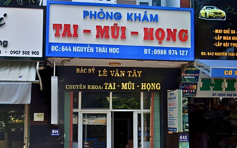 Phòng khám tai mũi họng – Bác sĩ Lê Văn Tây