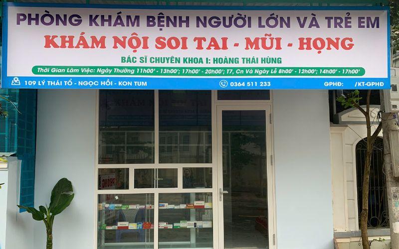 Phòng khám tai mũi họng BS Hoàng Thái Hùng