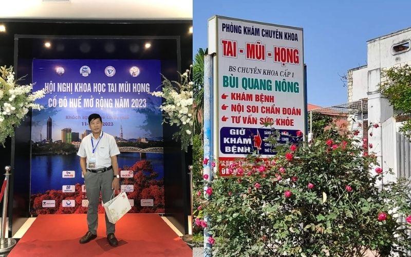 Phòng khám Chuyên khoa Tai Mũi Họng - Bác Sĩ CK1 Bùi Quang Nông Phòng khám Chuyên khoa Tai Mũi Họng - Bác Sĩ CK1 Bùi Quang Nông