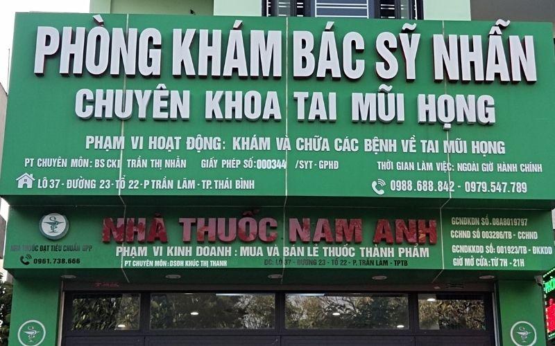 Phòng khám Nhi – Tai Mũi Họng Bác sĩ Nhẫn Phòng khám Nhi – Tai Mũi Họng Bác sĩ Nhẫn