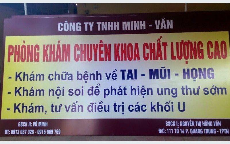 Phòng khám Tai Mũi Họng Minh Văn
