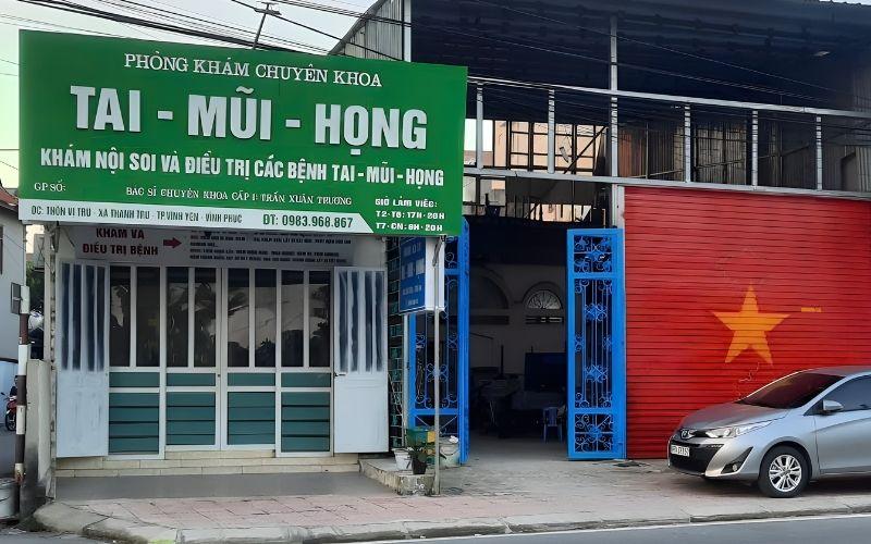 Phòng khám Tai Mũi Họng – Bác sĩ Trường Phòng khám Tai Mũi Họng – Bác sĩ Trường