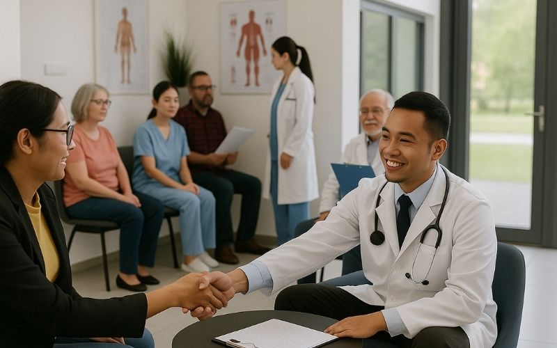 tái định vị thương hiệu phòng khám