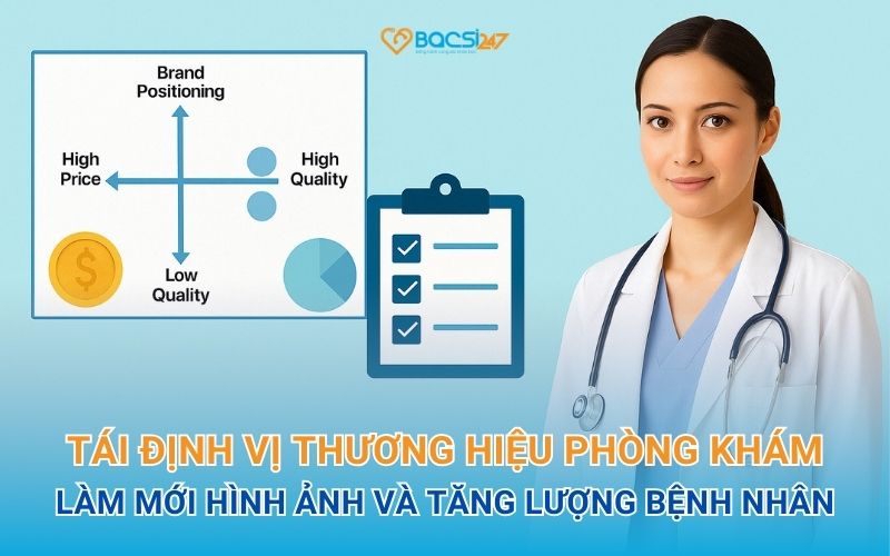 tái định vị thương hiệu phòng khám