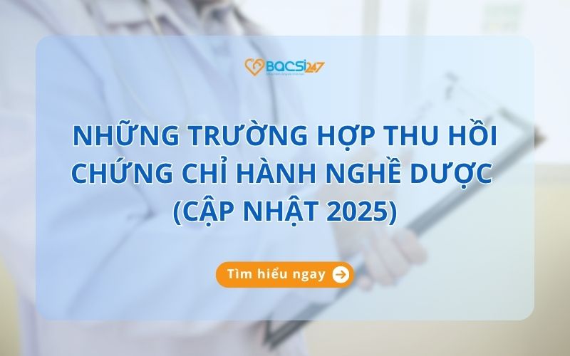 thu hồi chứng chỉ hành nghề dược