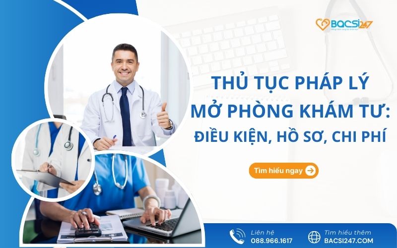 thủ tục pháp lý mở phòng khám tư