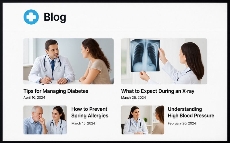 viết blog cho phòng khám