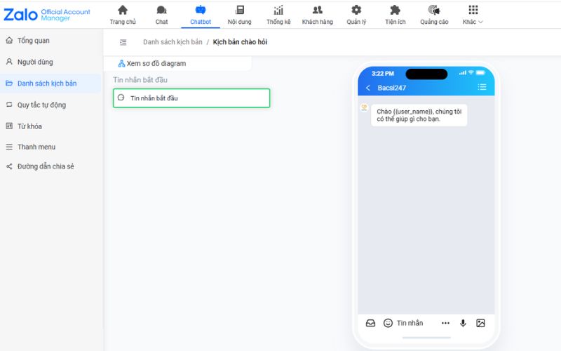 zalo chatbot
