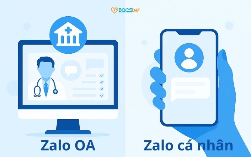 zalo oa và zalo cá nhân