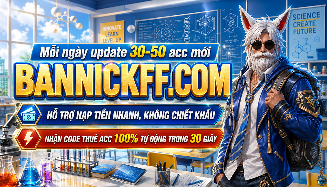 BannickFF.com - Shop mua bán nick Free Fire uy tín, giá rẻ banner 3