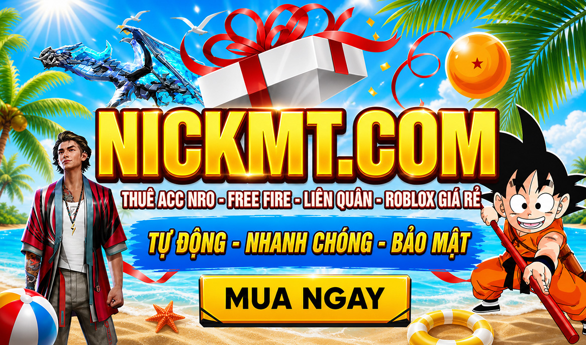 Nickmt.com - Shop nick ngọc rồng chính thức của MT Gaming banner 1