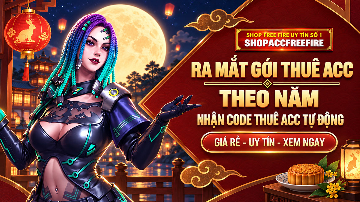 Shopaccfreefire.com : Shop Nick Free Fire 10k, 20k, 50k – Acc FF Giá Rẻ Uy Tín Chất Lượng banner 2