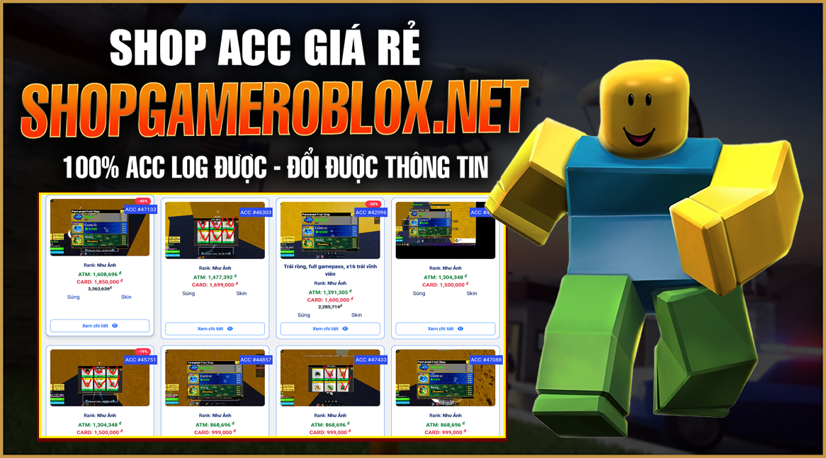 Shopgameroblox.net Acc Freefire giá rẻ,Acc Tốc Chiến giá rẻ, kim cương freefire, freefire, Kim cương FF, Web mua bán nick game,  Acc Game, Acc LMHT , Acc Liên Quân banner 1