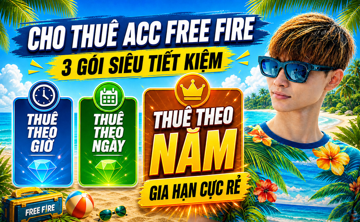 ShopThanhMoc.com : Shop Acc Free Fire Uy Tín - Giao Dịch Tự Động banner 2