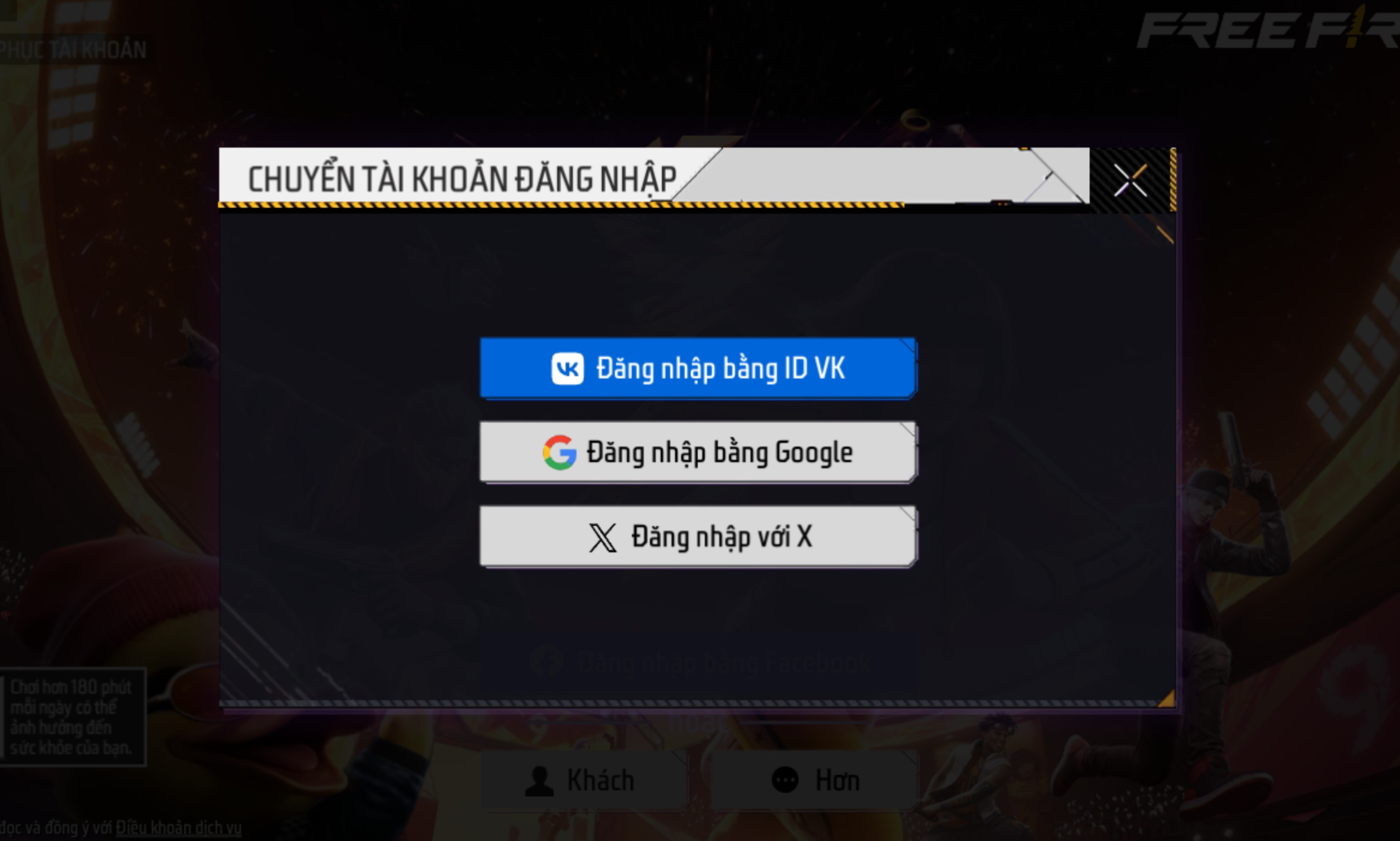 Các Phương Thức Đăng Ký & Đăng Nhập Free Fire Phổ Biến