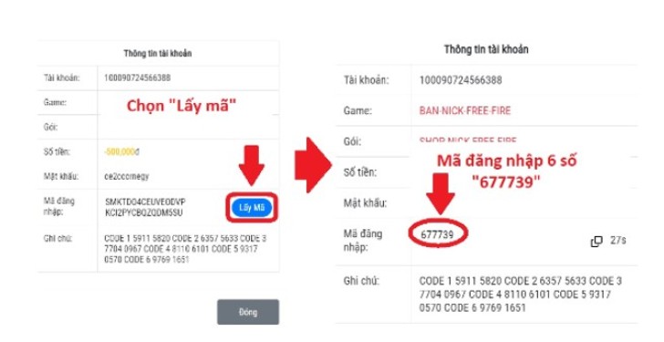 hướng dẫn lấy code 2fa trực tiếp tại bannickff.com