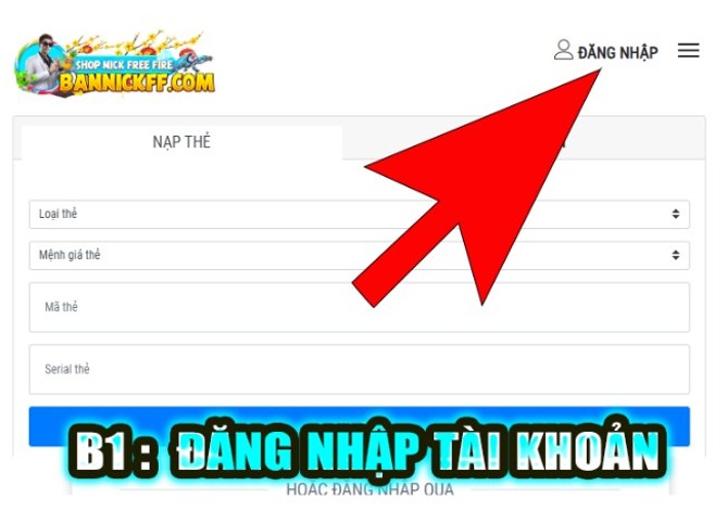 Đăng nhập t&agrave;i khoản