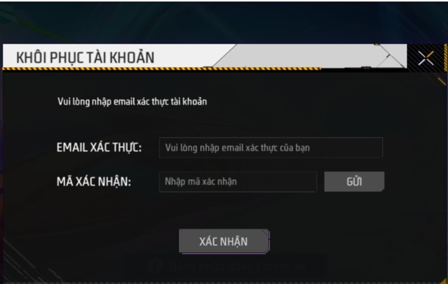 Sử dụng email x&aacute;c thực để kh&ocirc;i phục v&agrave; đặt lại mật khẩu