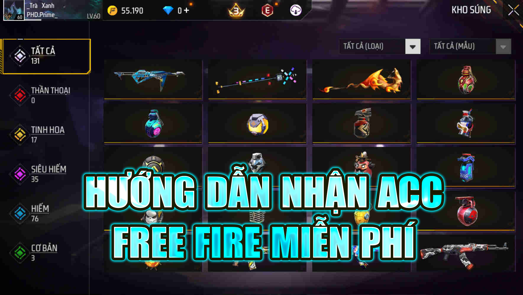Hướng Dẫn Nhận Nick Free Fire Miễn Ph&iacute; 100% Đăng Nhập Th&agrave;nh C&ocirc;ng