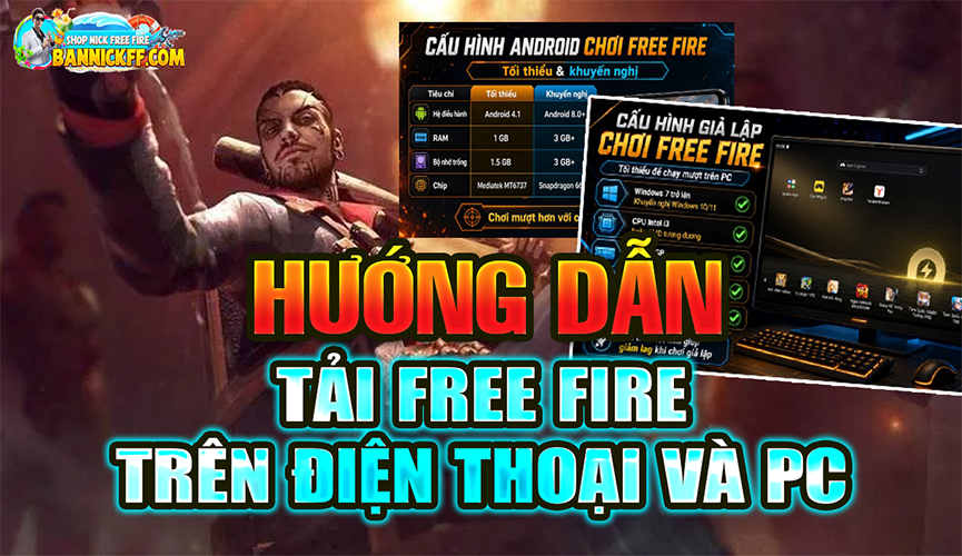 Hướng dẫn tải Free Fire miễn phí trên điện thoại và máy tính (2026)