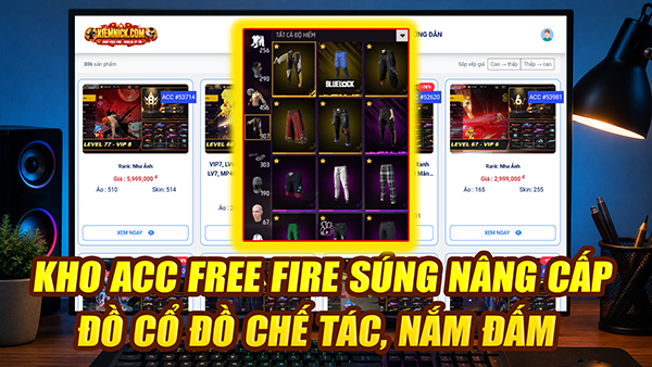 cung cấp acc free fire vip mỗi ng&agrave;y