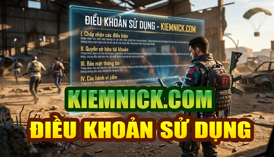 Điều khoản sử dụng kiemnick.com