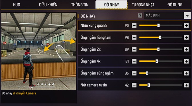 ♦️ Tùy chỉnh độ nhạy và tốc độ keo theo từng thiết bị