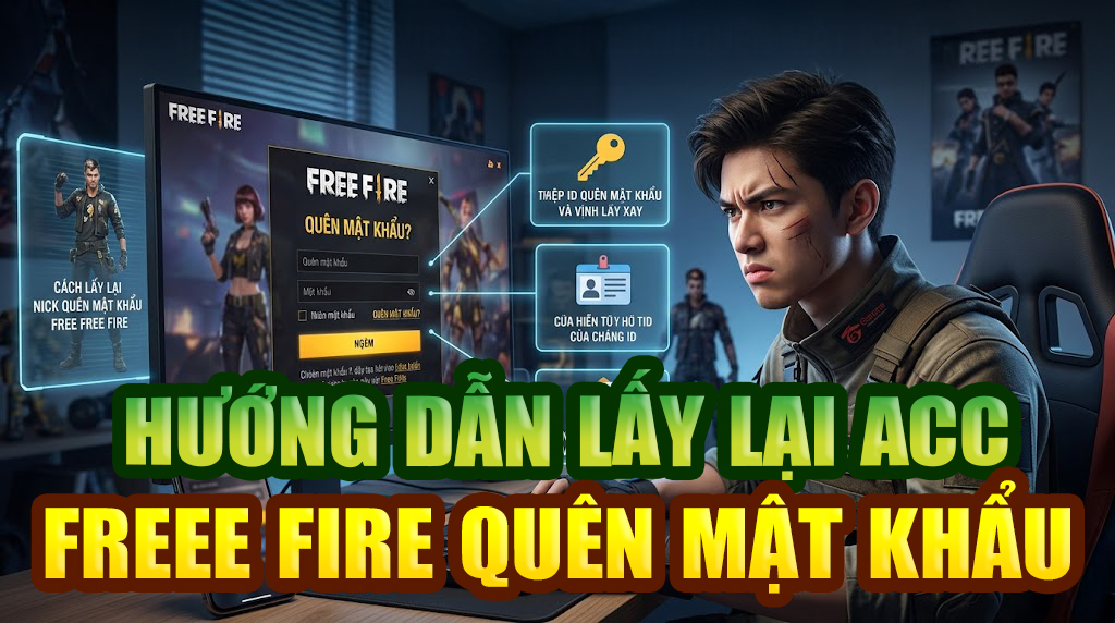 Cách Lấy Lại Nick Free Fire Khi Quên Mật Khẩu