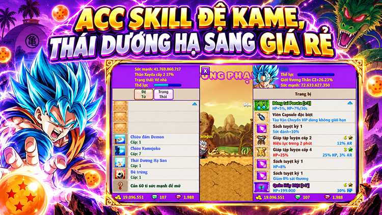 shop bán acc nro có đệ tử ngon