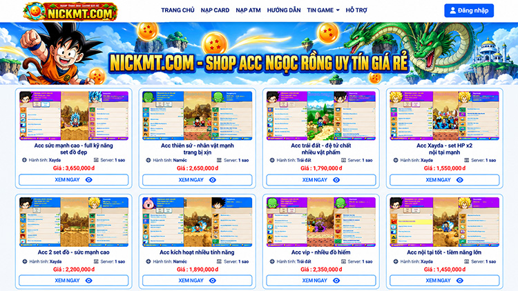 shop ngọc rồng nickmt.com có uy tín hay không ?