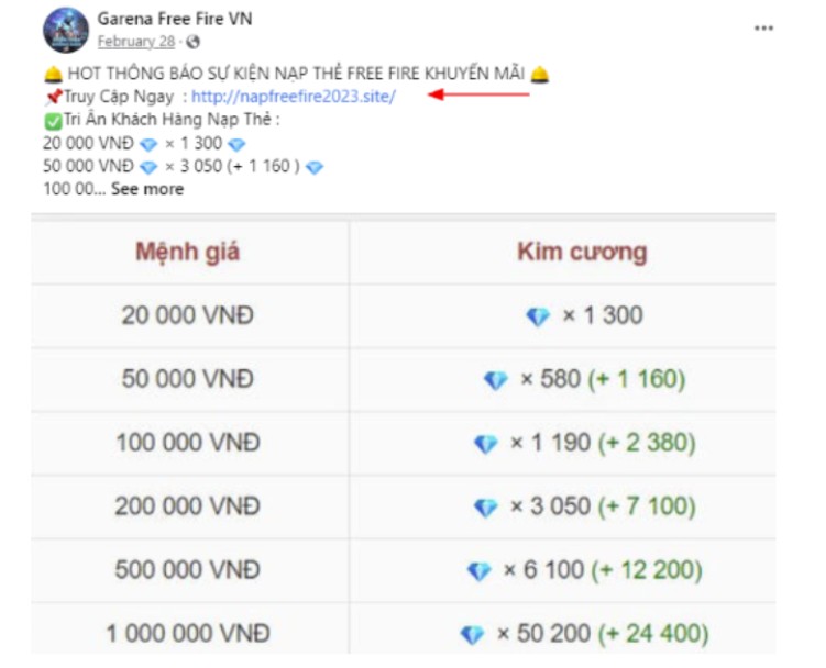 chỉ một cú nhấp chuột thiếu thận trọng cũng đủ để toàn bộ tài sản free fire 