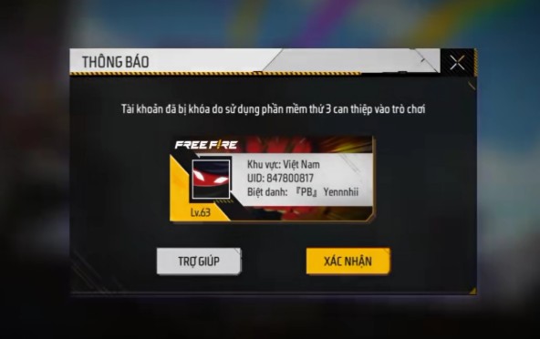 Khi 01 Click Có Thể Khiến Tài Khoản Free Fire Bay Màu