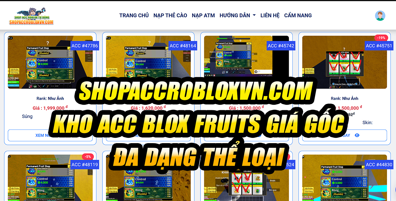 H&atilde;y để shopaccrobloxvn đồng h&agrave;nh c&ugrave;ng đam m&ecirc; của bạn! 