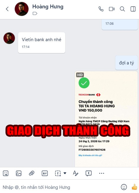 hình ảnh giao dịch khách hàng bán acc blox fruits thành công