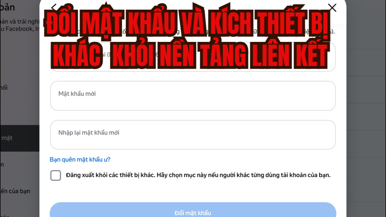 Bảo mật t&agrave;i khoản li&ecirc;n kết