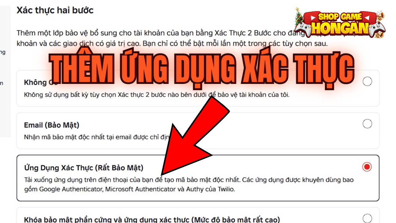 hướng dẫn c&agrave;i authen ứng dụng x&aacute;c thực