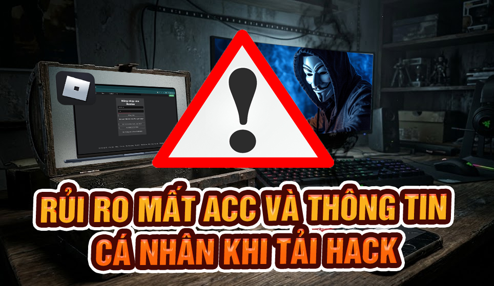 những rủi ro khi tải bản blox fruits hack trên mạng