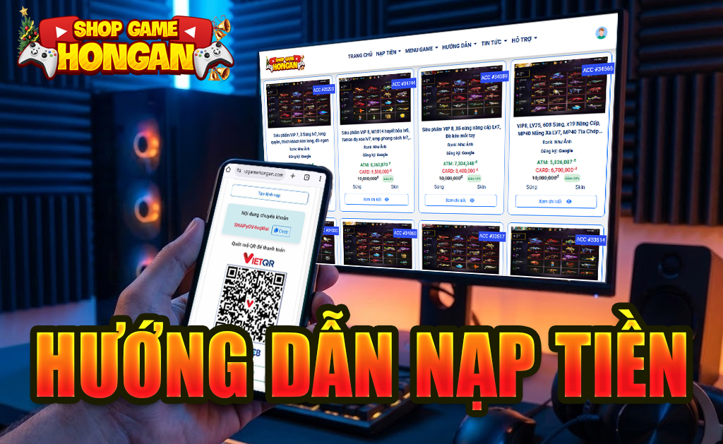 Hướng Dẫn Nạp Tiền Mua Nick Game Tại Shopgamehongan