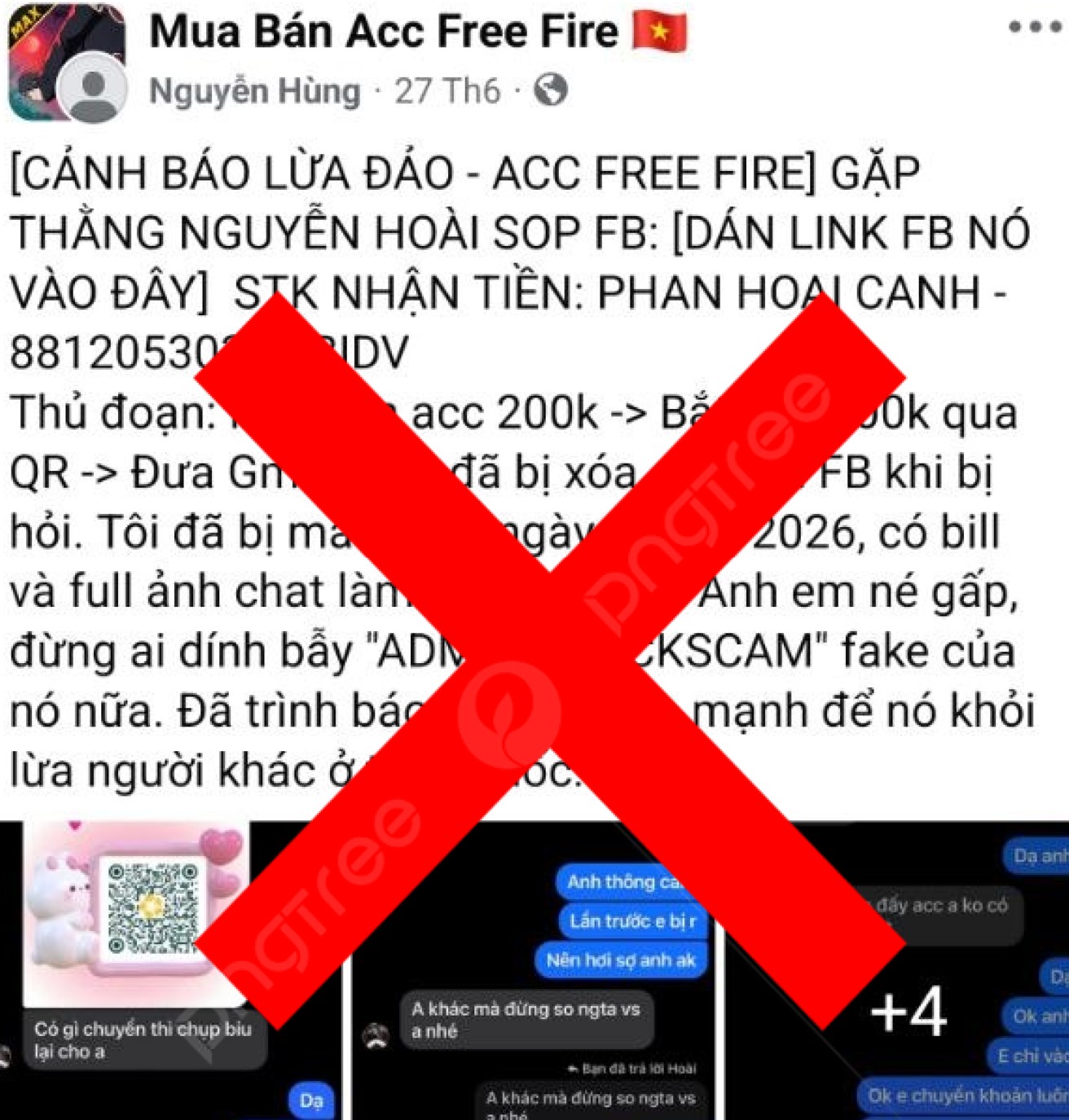 cẩn thận với các shop hứa miệng, không có chính sách mua bán acc rõ ràng