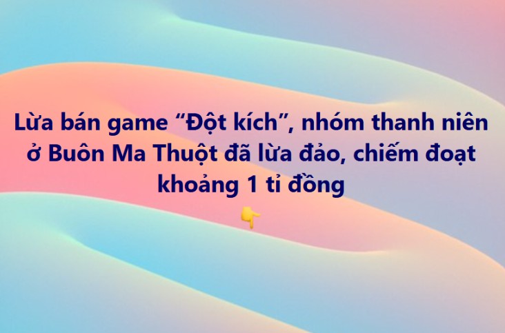 Không Mua Nick CF Theo Kiểu "Chuyển Trước – Giao Sau" Khi Không Rõ Ràng