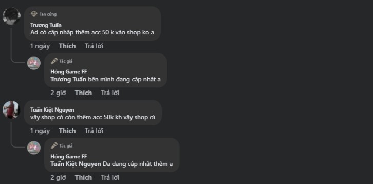 Vì Sao Acc FF Dưới 50K Luôn Cháy Hàng