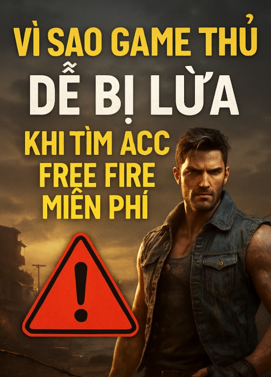 Vì sao game thủ dễ bị lừa khi tìm acc Free Fire miễn phí?