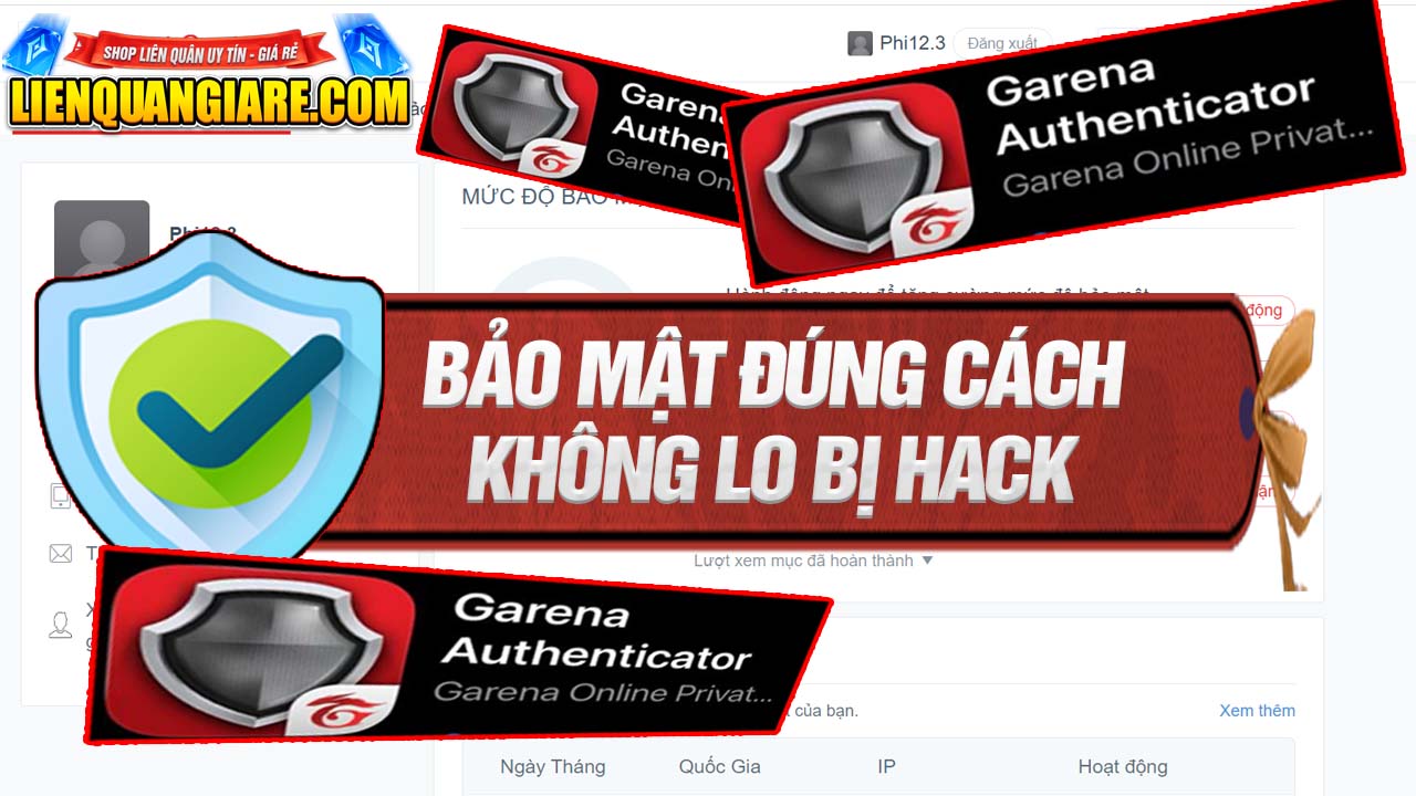 Hướng Dẫn Bảo Mật Tài Khoản Garena và Thay Đổi Mật Khẩu Liên Quân